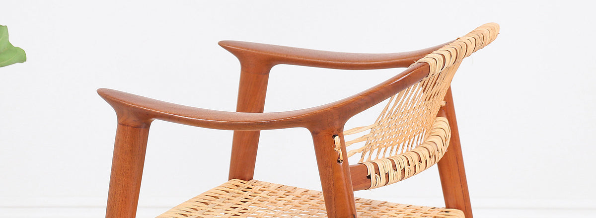 Rolf Rastad & Adolf Relling “Bambi” Cane Armchair for Gustav Bahus