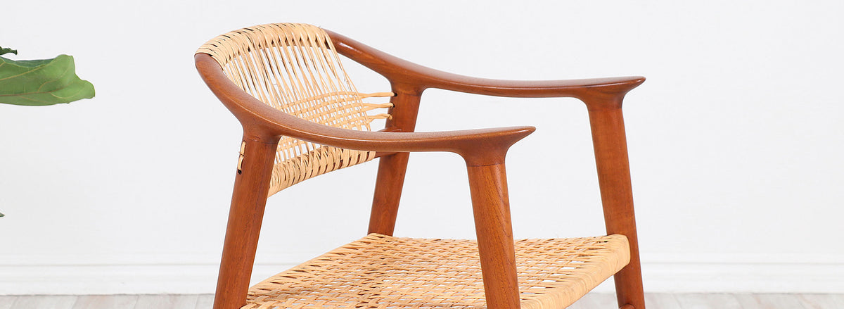 Rolf Rastad & Adolf Relling “Bambi” Cane Armchair for Gustav Bahus