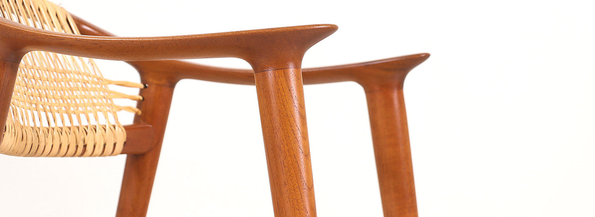 Rolf Rastad & Adolf Relling “Bambi” Cane Armchair for Gustav Bahus