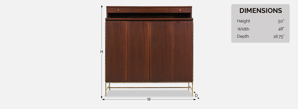 Paul McCobb "Irwin Collection" Bachelor's Chest of Drawers for Calvin Furniture
