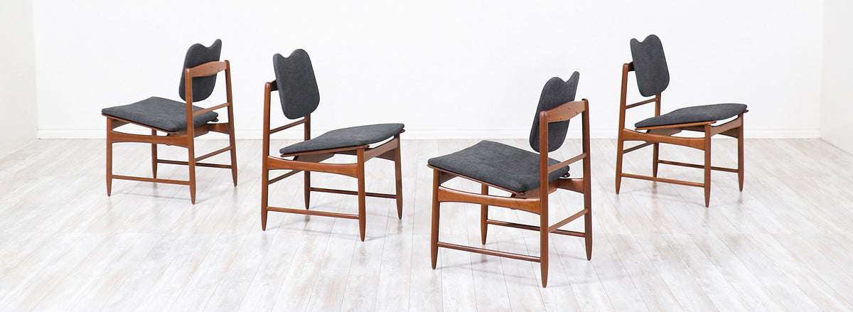 Greta M. Grossman Sculpted Dining Chairs for Glenn of California