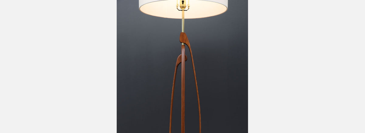 Mid-century Modern Floor Lamp for Roller Lamp Co