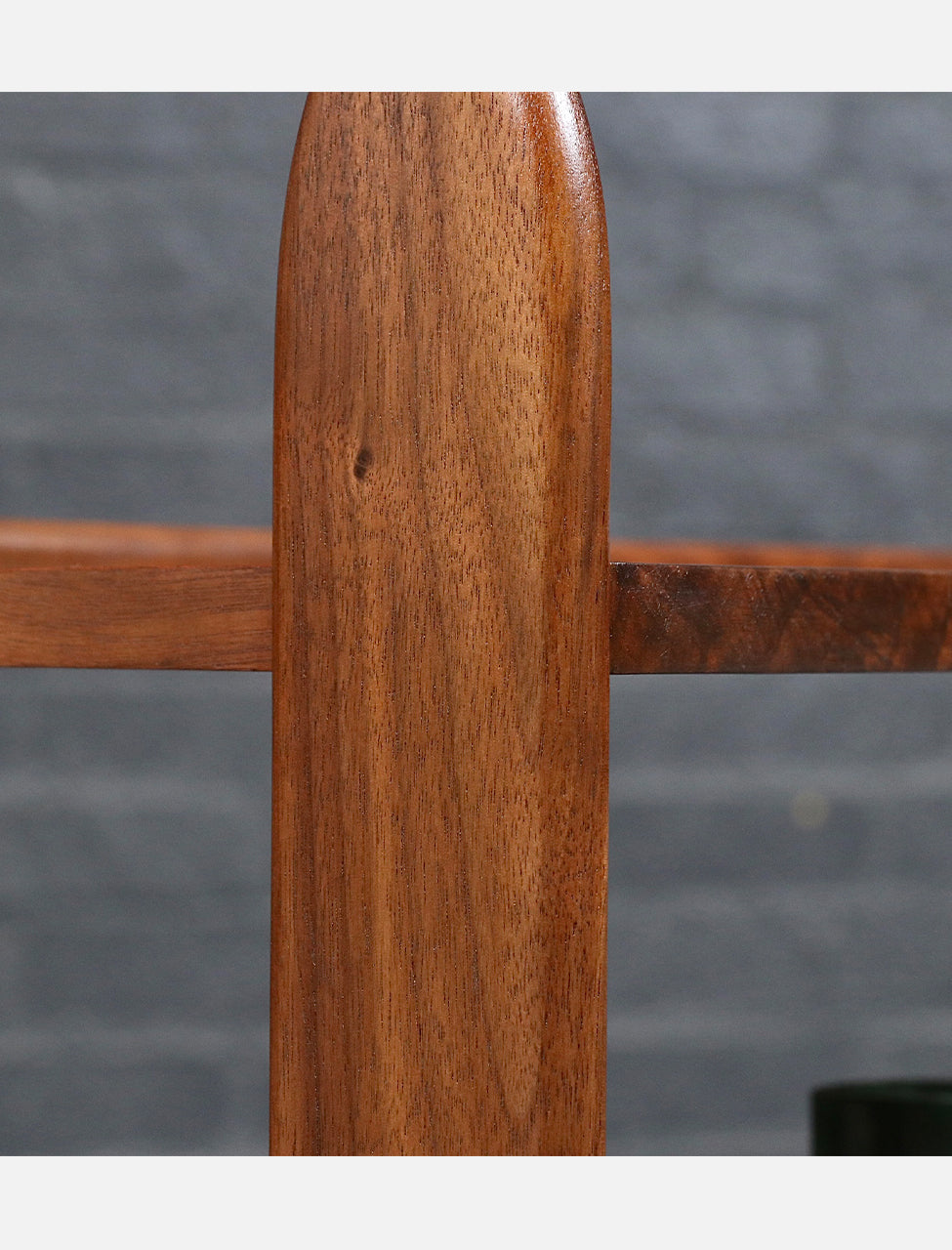 Custom Made Floating Walnut Bookshelf by Danish Modern LA