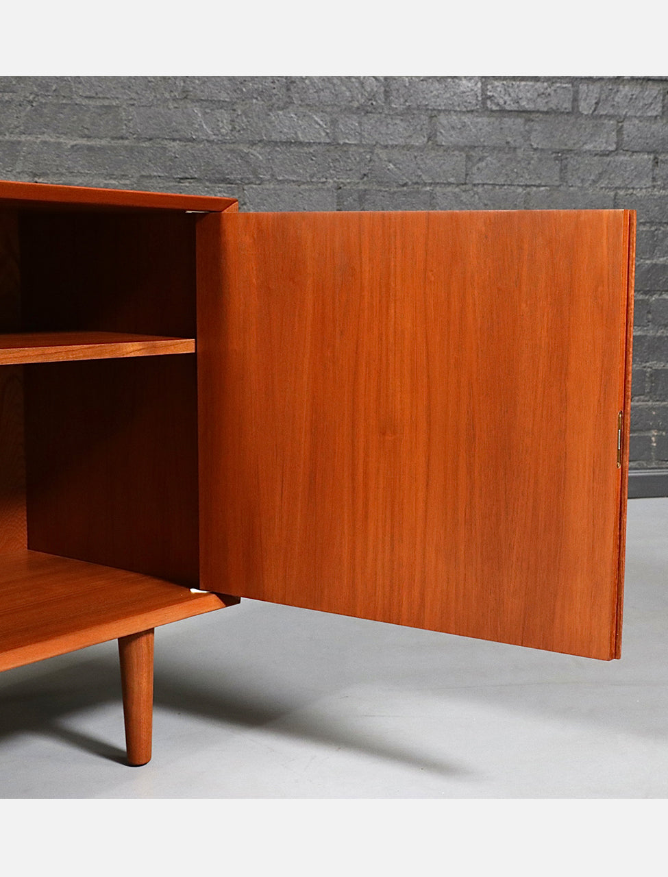 Danish Modern Teak Credenza by Christian Linneberg
