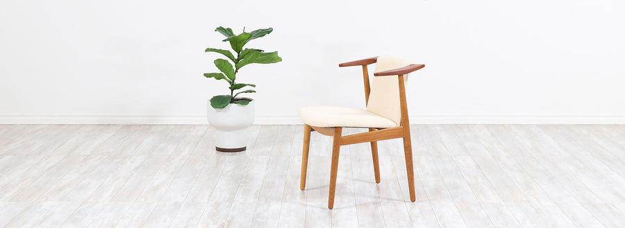 Hans Olsen Teak & Oak Armchair