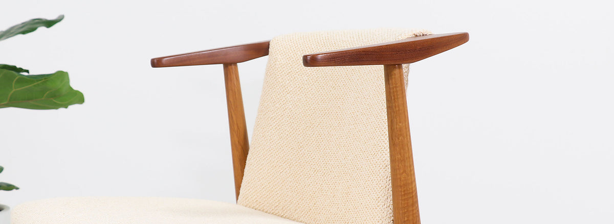 Hans Olsen Teak & Oak Armchair