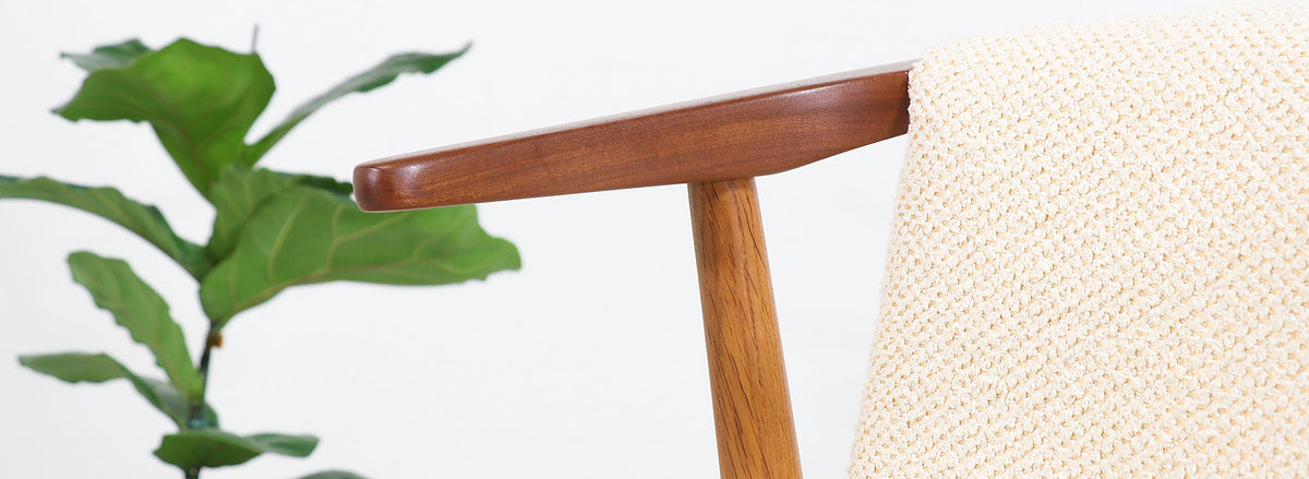 Hans Olsen Teak & Oak Armchair