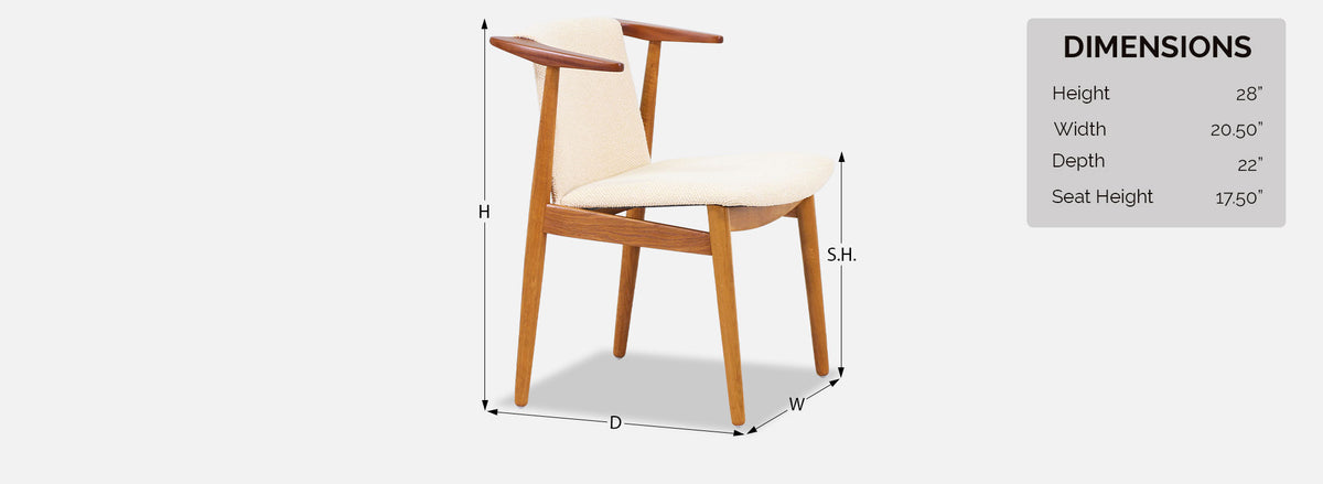 Hans Olsen Teak & Oak Armchair