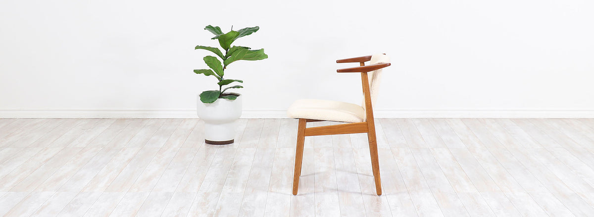 Hans Olsen Teak & Oak Armchair