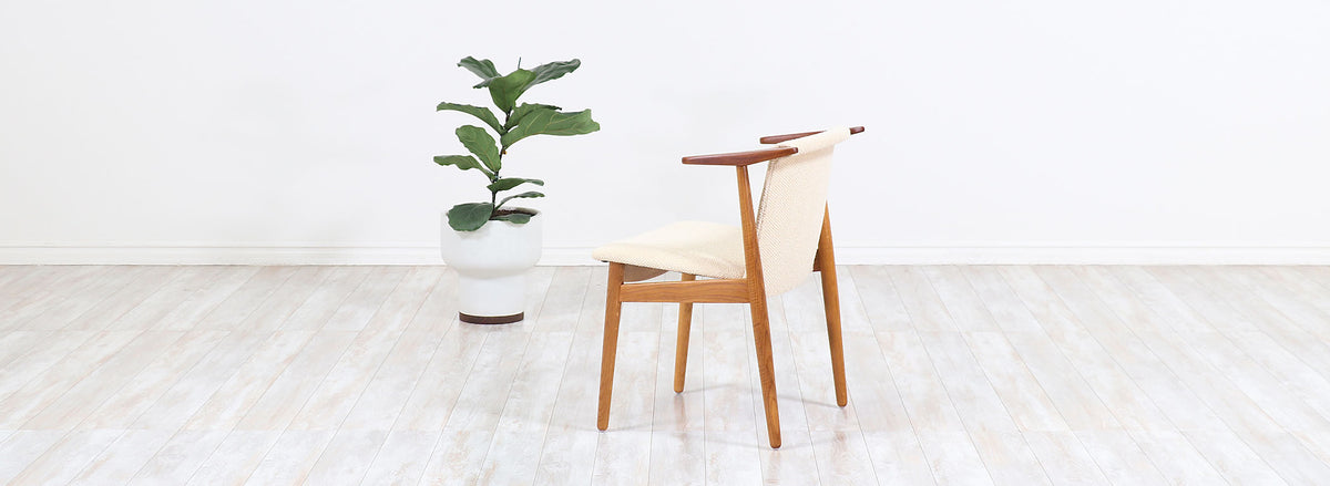 Hans Olsen Teak & Oak Armchair