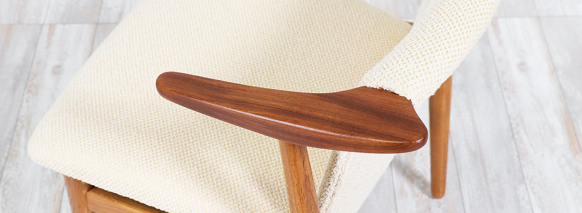 Hans Olsen Teak & Oak Armchair