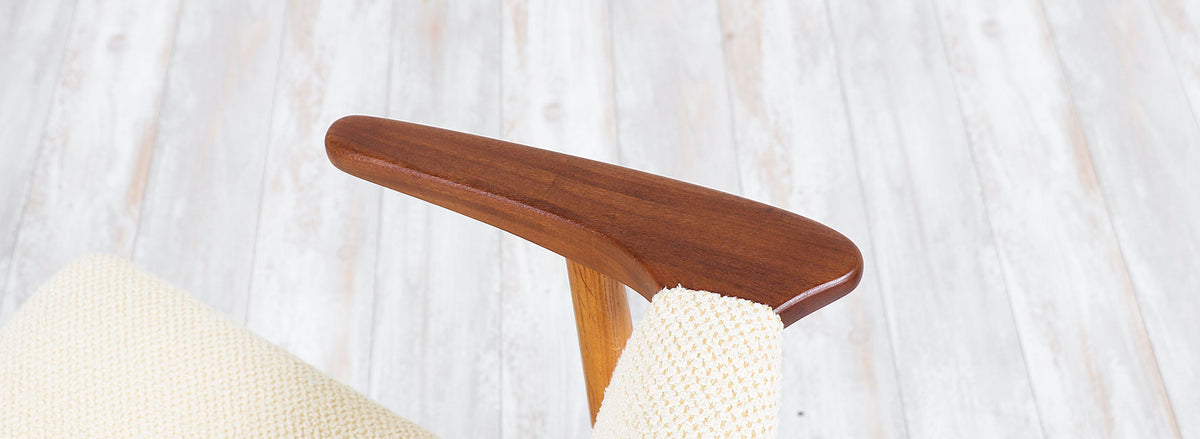 Hans Olsen Teak & Oak Armchair