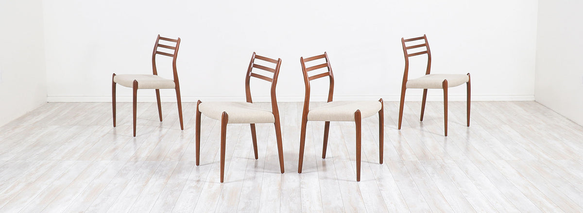 Niels Møller Model-78 Dining Chair for J.L. Møllers