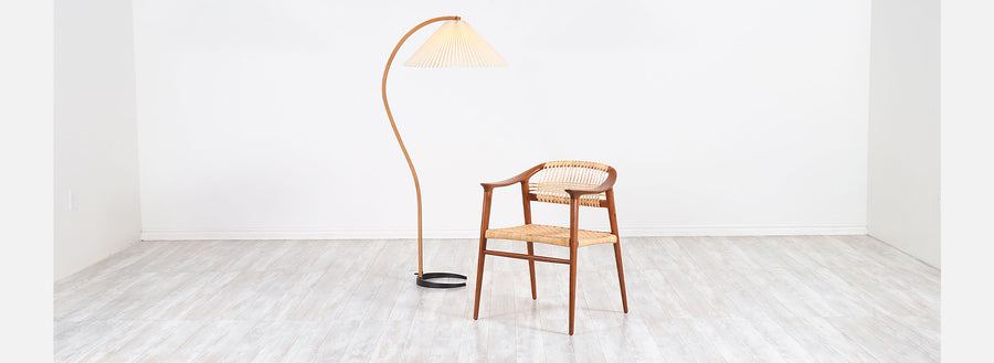 Danish Modern Teak Floor Lamp by Mads Caprani