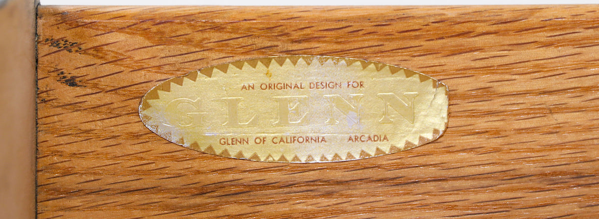 Pair Greta M. Grossman Two-Tone Lacquered & Walnut Chests for Glenn of California