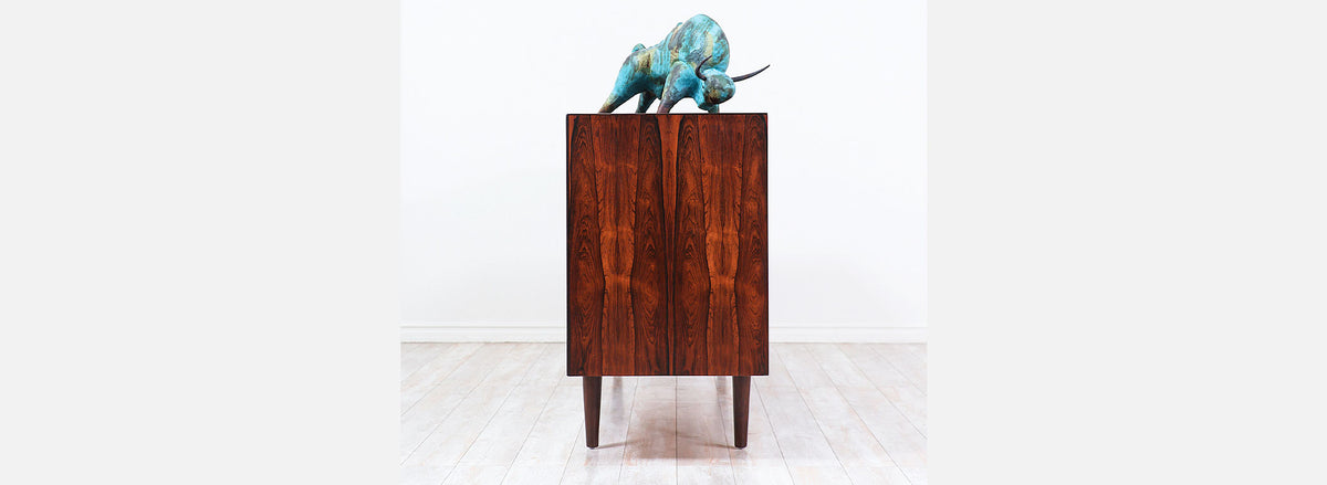 Mid-Century Modern Rosewood 8- Drawer Dresser by Westnofa