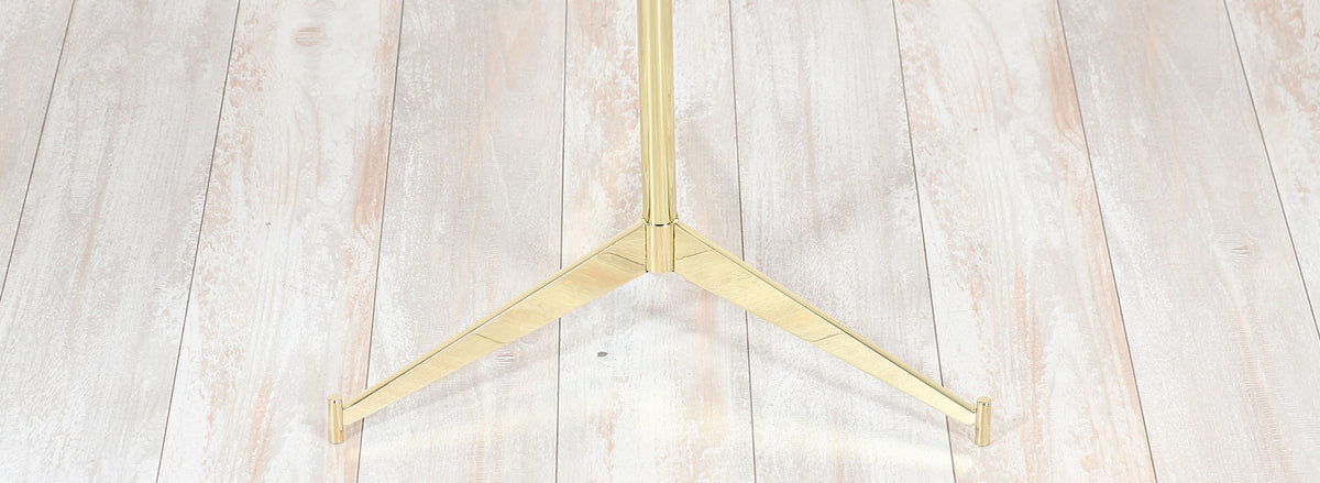 Paul McCobb ”Cigarette” Brass Tripod Side Tables for Directional