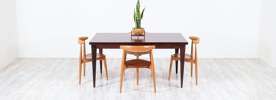 Niels Møller Model-254 Rosewood Dining Table for J.L. Møllers Møbelfabrik