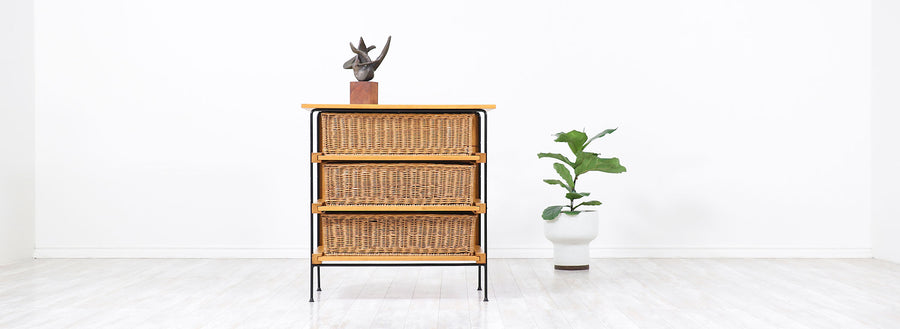 Dorothy Schindele "Pacifica" Chest of Drawers for Modern Color Inc.