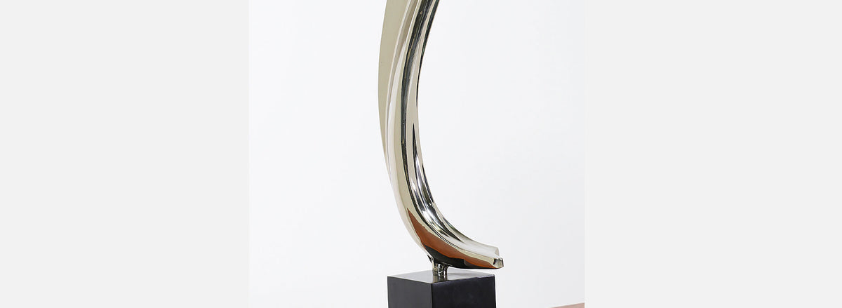 Richard Barr & Harold Weiss Chrome Table Lamp for Laurel Lamp Co.