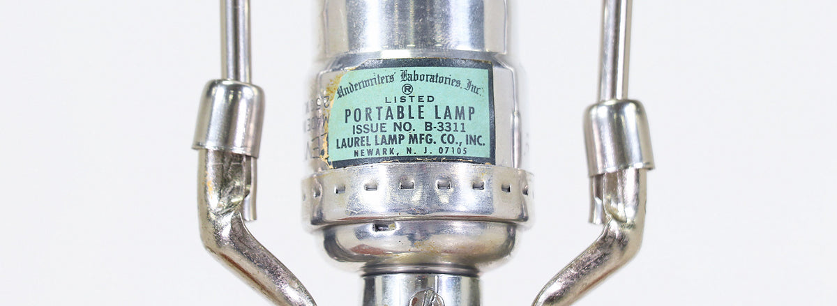Richard Barr & Harold Weiss Chrome Table Lamp for Laurel Lamp Co.