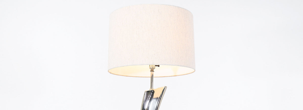 Richard Barr & Harold Weiss Chrome Table Lamp for Laurel Lamp Co.