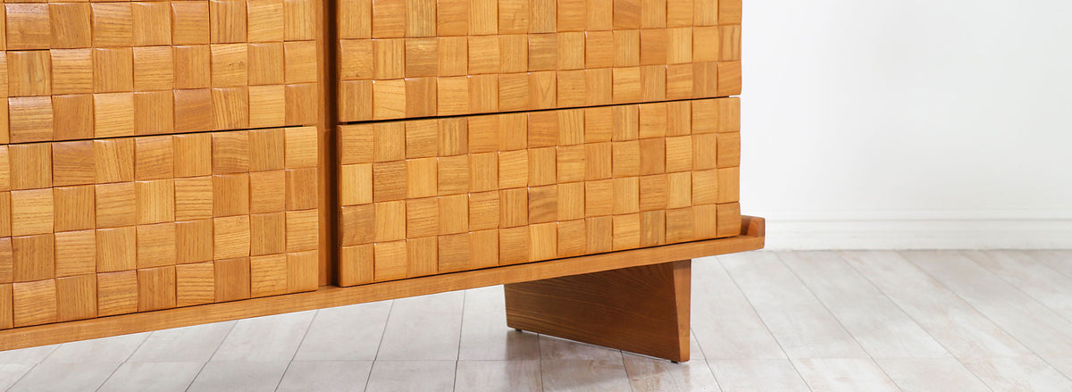Paul Laszlo "Basket Weave" Dresser for Brown Saltman