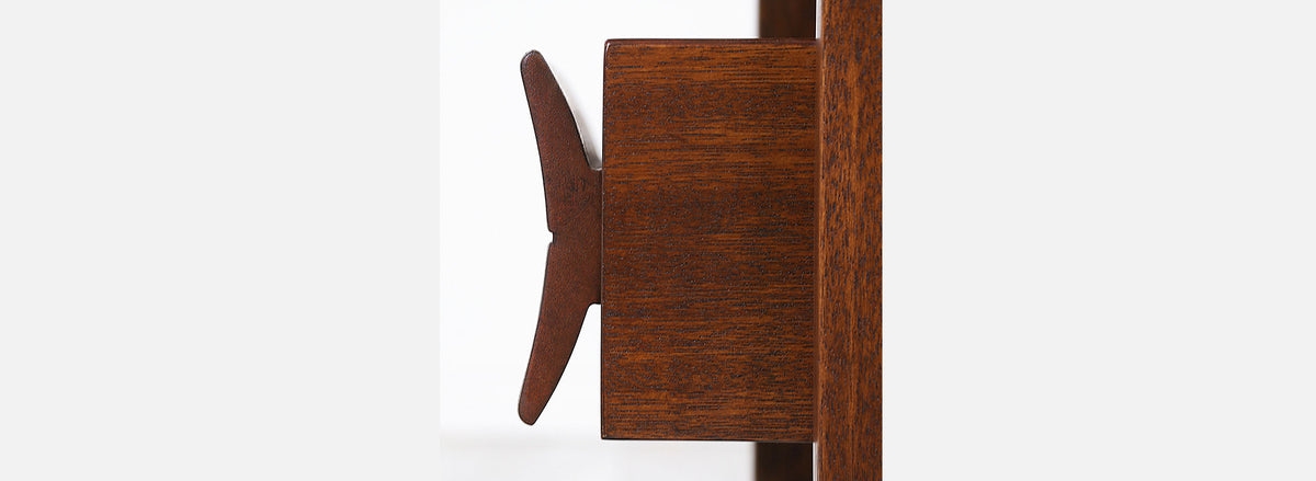 Paul Laszlo Two-Tier Night Stands for Brown Saltman