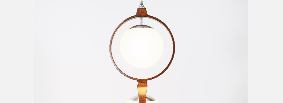 Arthur Jacobs Double Ring Pendant Chandelier for Modeline