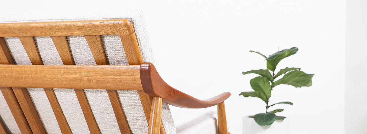 Kurt Østervig Reclining Love Seat for Jason Møbler 