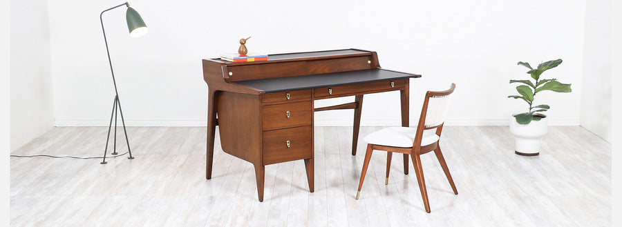 John Van Koert ”Perspective”  Model K80 Executive Desk for Drexel-2