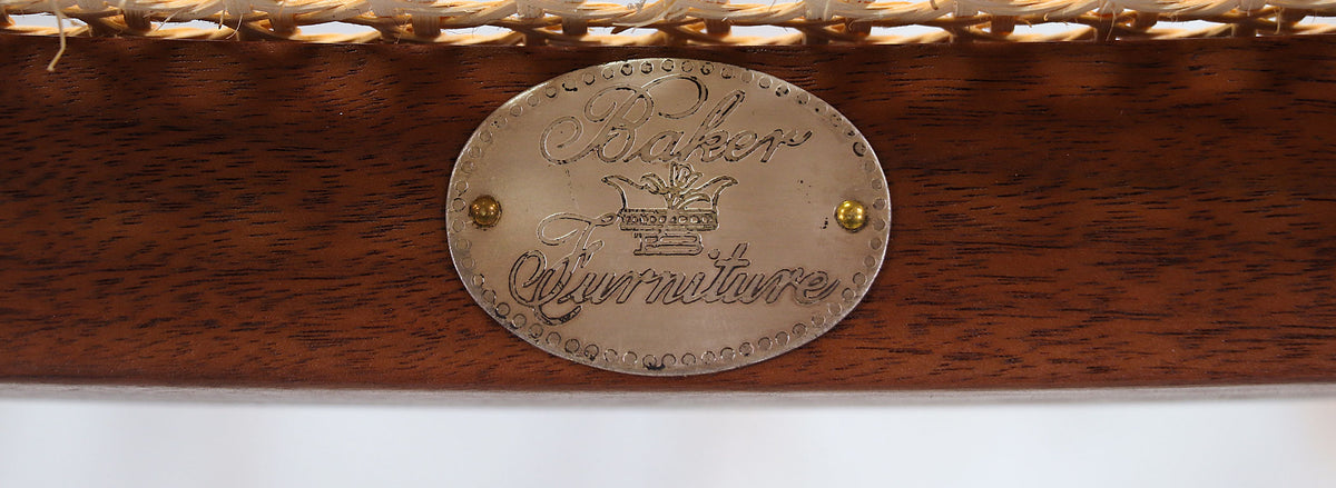 Michael Taylor Cane Stools for Baker Furniture Co.
