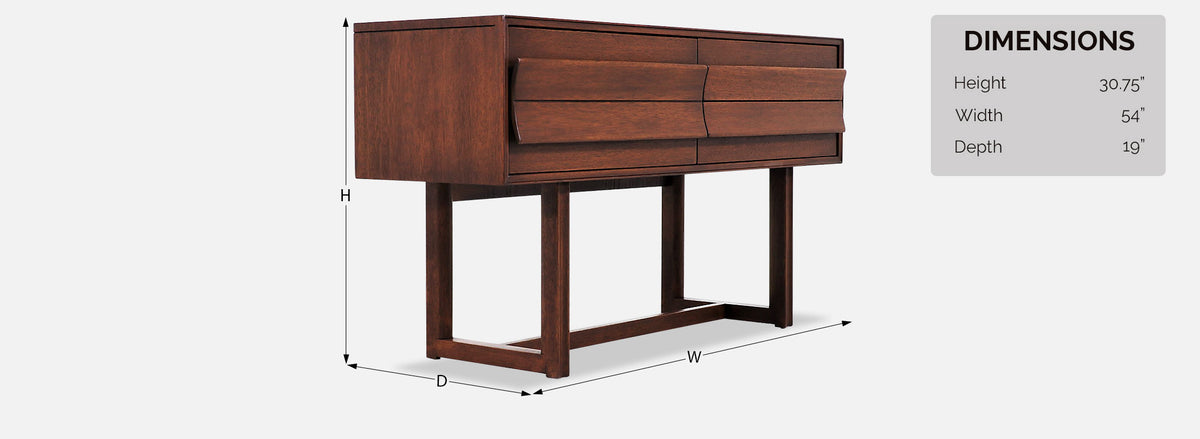 Paul Laszlo Console Table for Brown Saltman