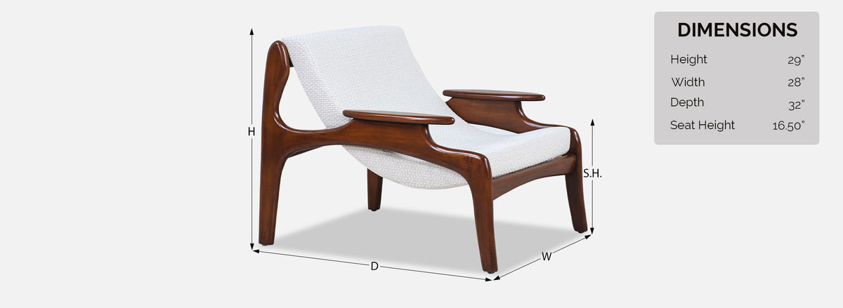 Adrian Pearsall Model 804-C Sling Chair for Craft Associates 