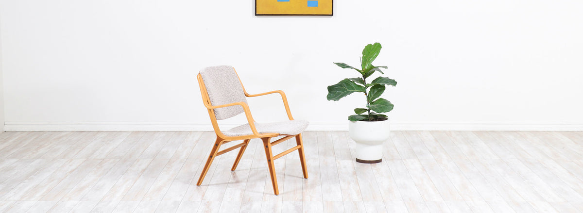 Peter Hvidt & Orla Mølgaard-Nielsen "Ax" Lounge Chair for Fritz Hansen