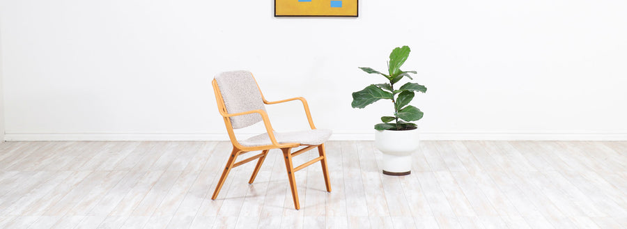 Peter Hvidt & Orla Mølgaard-Nielsen "Ax" Lounge Chair for Fritz Hansen