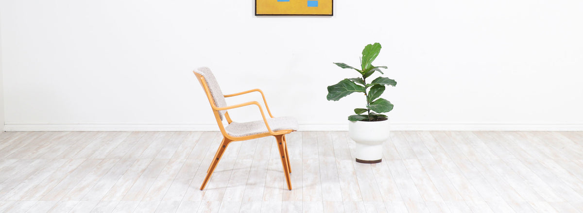 Peter Hvidt & Orla Mølgaard-Nielsen "Ax" Lounge Chair for Fritz Hansen