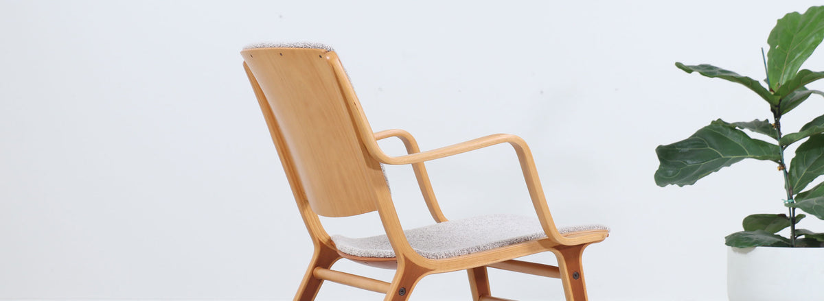 Peter Hvidt & Orla Mølgaard-Nielsen "Ax" Lounge Chair for Fritz Hansen