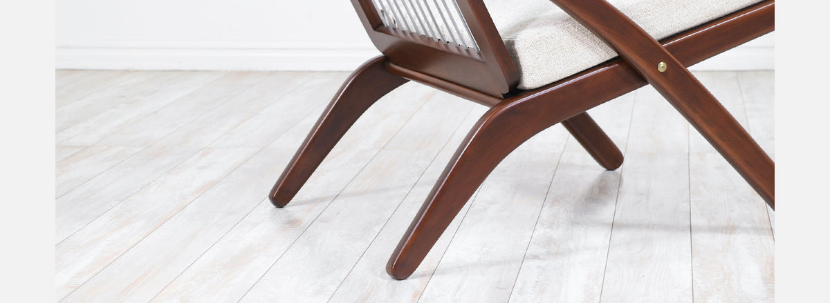 Italian Modern "Scissor" Lounge Chair