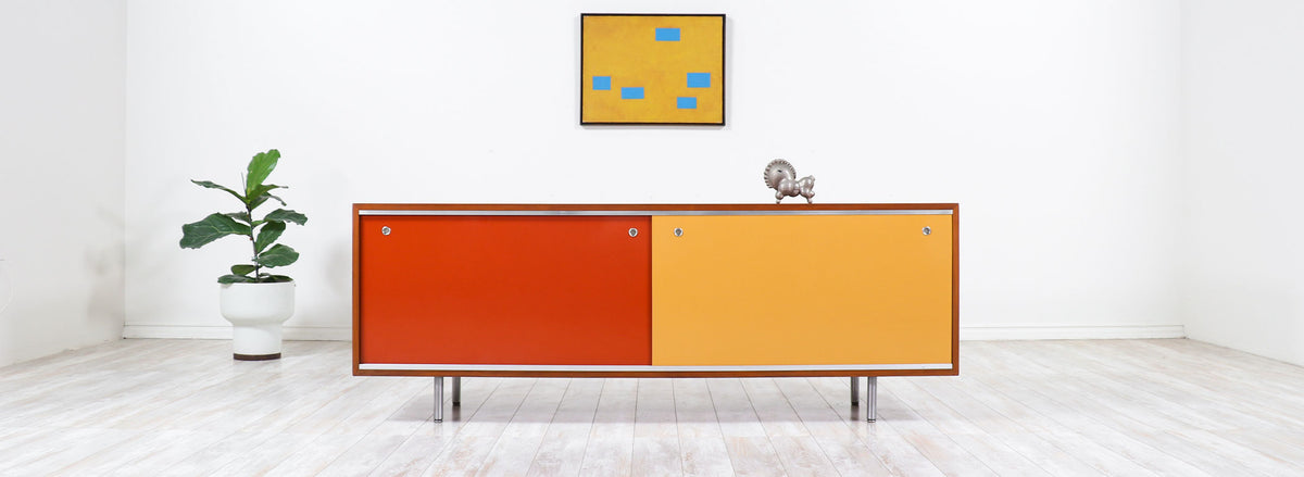 George Nelson Multi-Color Credenza for Herman Miller 
