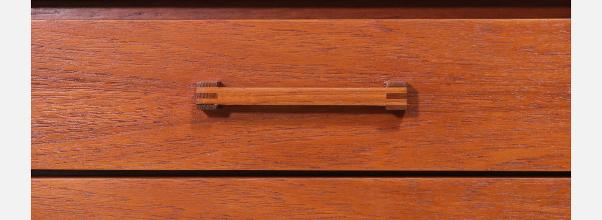 Henning Jensen & Torbin Valeur Executive Desk with Bookshelf for Dyrlund 