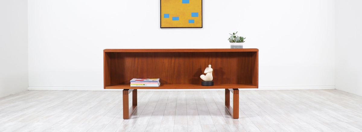 Henning Jensen & Torbin Valeur Executive Desk with Bookshelf for Dyrlund 