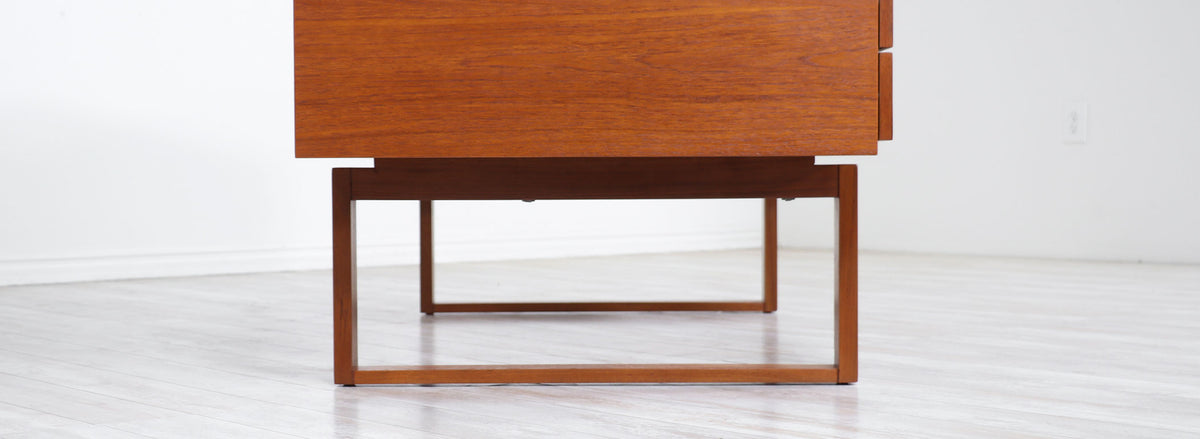 Henning Jensen & Torbin Valeur Executive Desk with Bookshelf for Dyrlund 