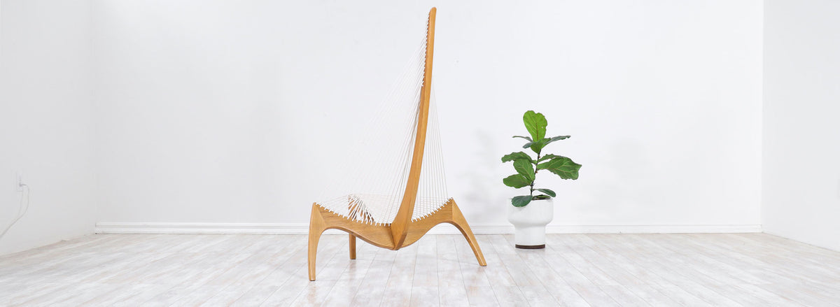 Original Jørgen Høvelskov "Harp" Chair for Christensen & Larsen 234