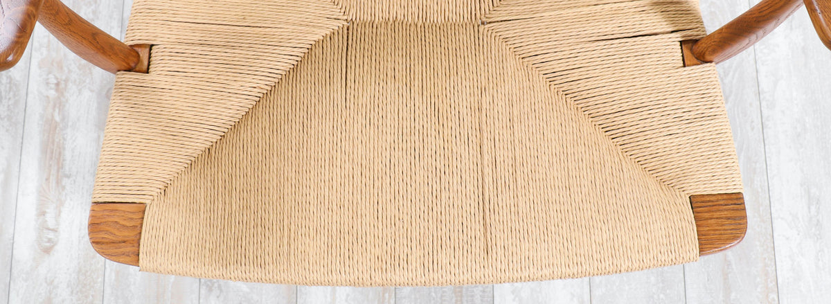 Pair of Hans J. Wegner CH-22 Lounge Chairs for Carl Hansen & Søn 