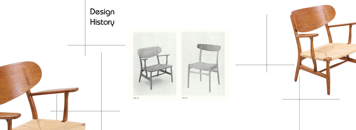 Pair of Hans J. Wegner CH-22 Lounge Chairs for Carl Hansen & Søn 