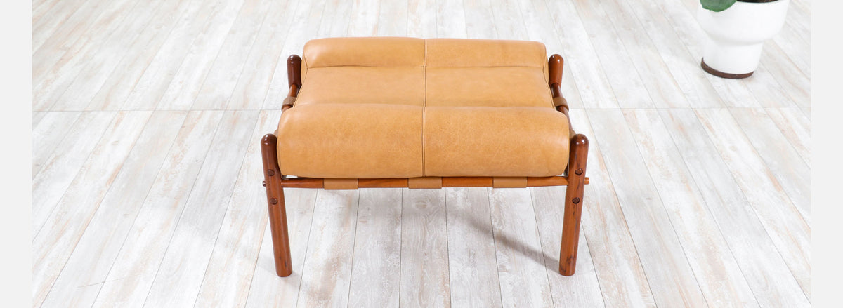 1970s Arne Norell "Inca" Stool for Norell Möbler