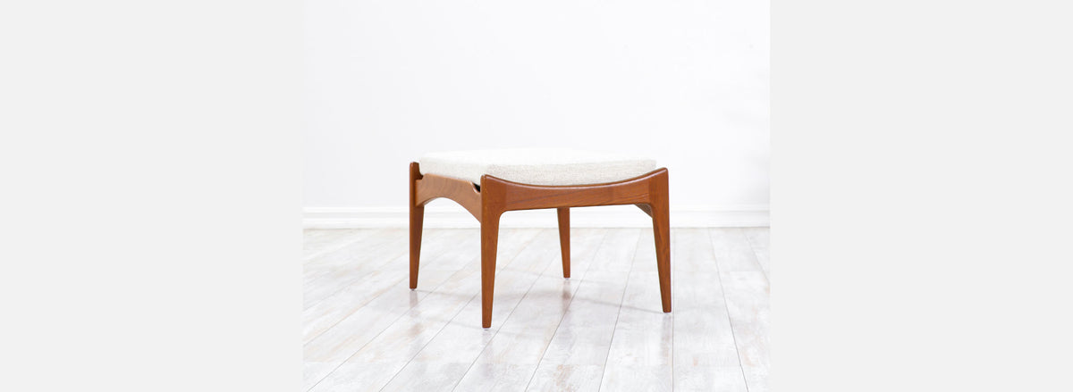 Danish Modern Teak Stool by Poul Jensen for Selig 