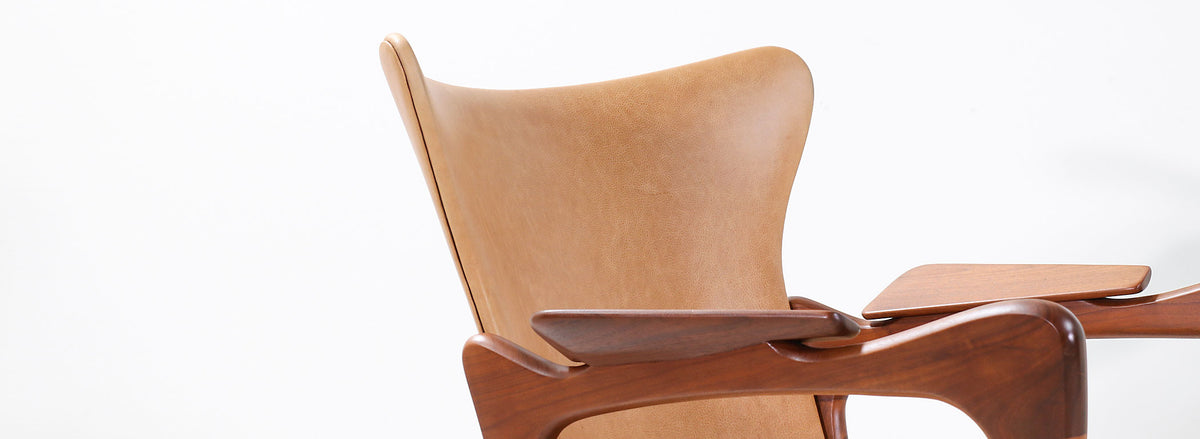 Adrian Pearsall Model 2291-C Wingback Chair for Craft Associates