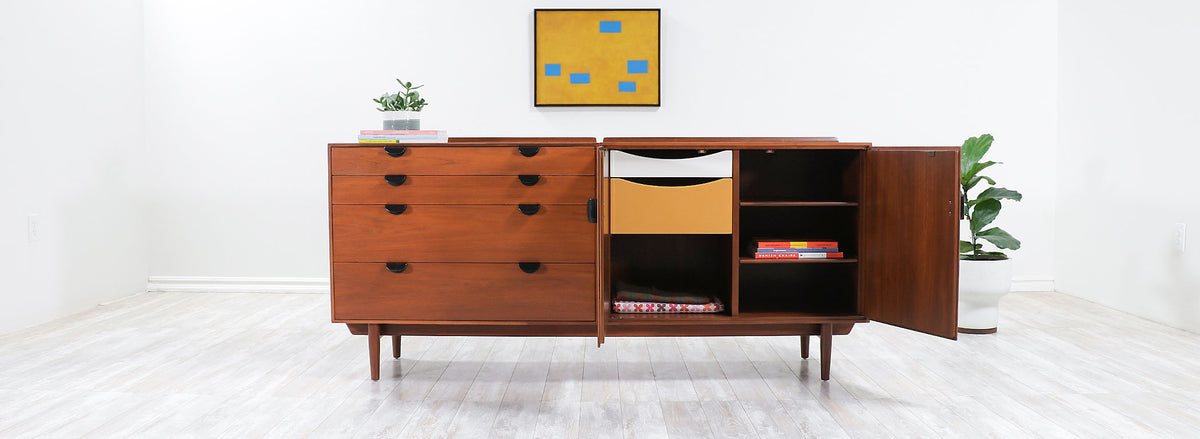 Finn Juhl Model 23-22 Teak Credenza for Baker Furniture